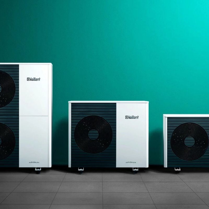 Vaillant aroTHERM plus 10kW Air Source Heat Pump & Cylinder Supplied & Installed 2
